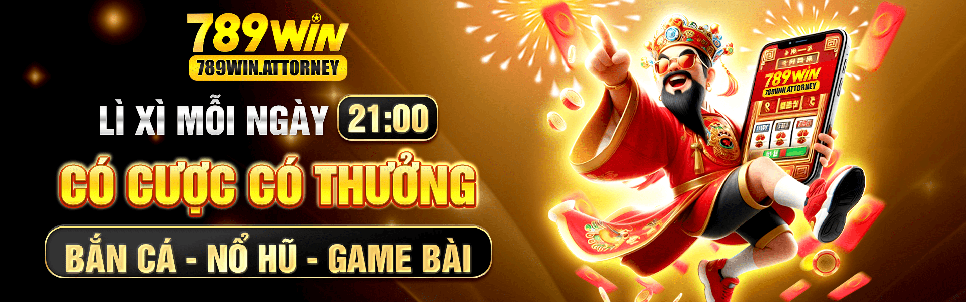 Lì xì mỗi ngày lúc 21:00 tại 789Win