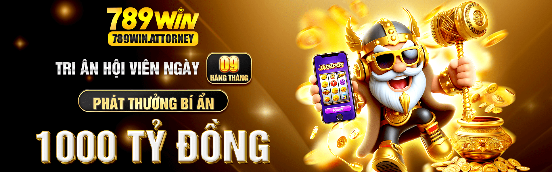 Tri ân hội viên ngày 09 hàng tháng tại 789Win